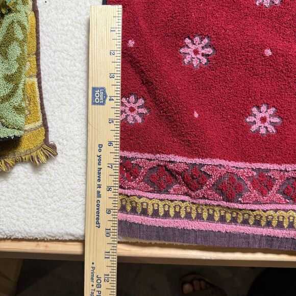 Vintage Stevens Utica & Milliken Callaway Cotton Hand Towel Set Lot of 5 Retro - Picture 10 of 13